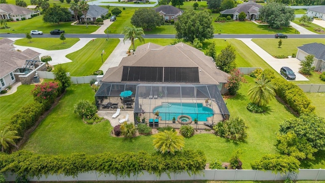 3986 SE 43rd Cir, Ocala, FL 34480 - aerial view of residential area with a pool
