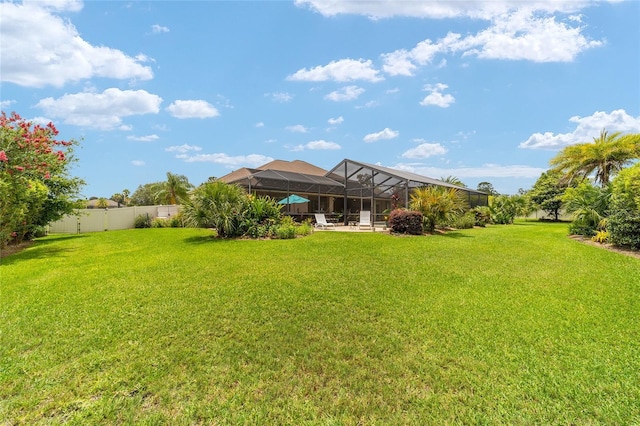 3986 SE 43rd Cir, Ocala, FL 34480 - view of yard with glass enclosure
