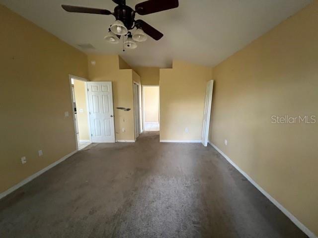 8100 SW 56th Ter, Ocala, FL 34476 - unfurnished bedroom with baseboards, carpet flooring, and a ceiling fan