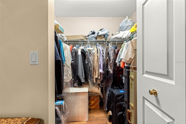 8732 SW 60th Cir, Ocala, FL 34476 - walk in closet featuring wood finished floors
