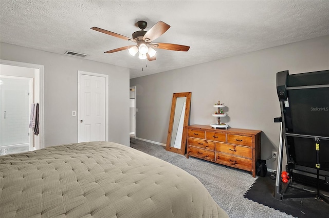 986 SE 57th Ave, Ocala, FL 34480 - bedroom with carpet flooring, baseboards, and a ceiling fan