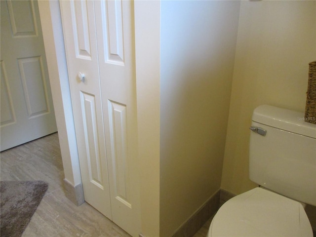 14695 SW 112th Cir, Dunnellon, FL 34432 - bathroom with wood finished floors and toilet