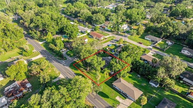 4609 NE 7th St, Ocala, FL 34470 - aerial view of property and surrounding area with property parcel outlined