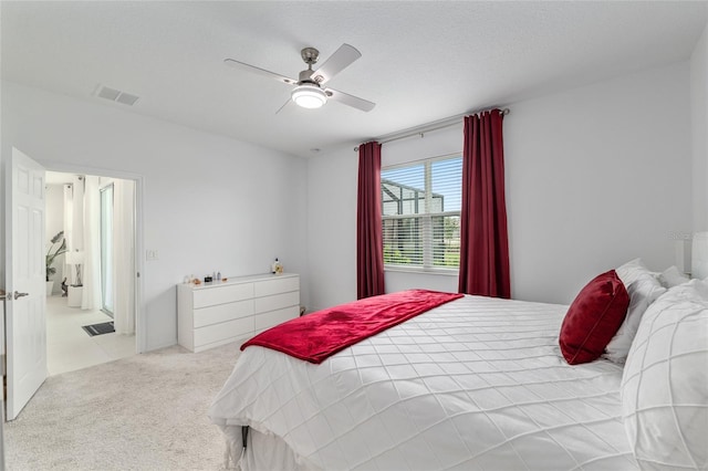 8802 SW 79th Loop, Ocala, FL 34481 - carpeted bedroom with ceiling fan