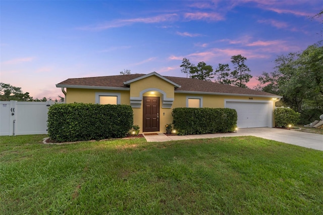 16605 SW 31st Cir, Ocala, FL 34473 - ranch-style house with stucco siding, driveway, and an attached garage