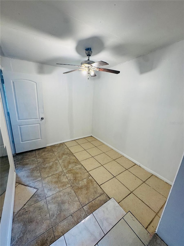 1051 SE 28th Rd, Ocala, FL 34471 - unfurnished room featuring ceiling fan, tile patterned flooring, and baseboards