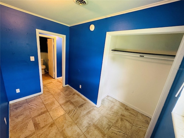 1051 SE 28th Rd, Ocala, FL 34471 - unfurnished bedroom with baseboards and crown molding