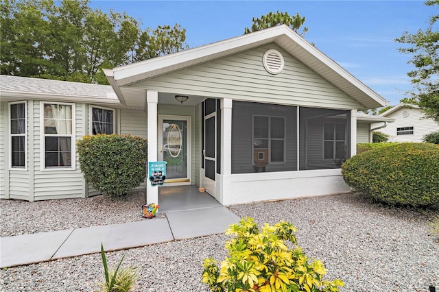 10806 SW 86th Ave, Ocala, FL 34481 - view of front of property featuring a sunroom