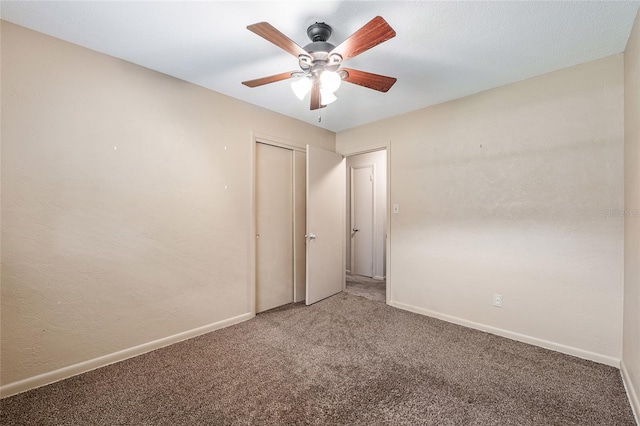 3621 SE 12th Pl, Ocala, FL 34471 - carpeted spare room featuring ceiling fan and baseboards