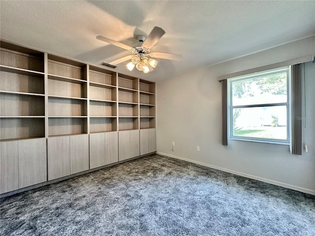 2020 W Snowy Egret Pl, Citrus Springs, FL 34434 - spare room featuring ceiling fan, carpet, and baseboards
