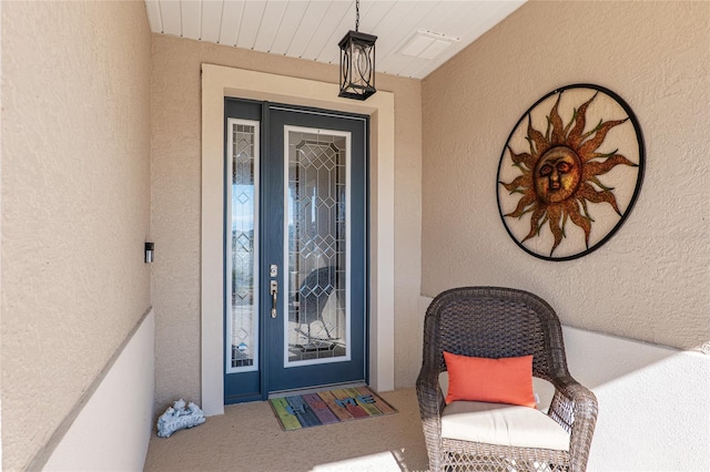 8878 SW 103rd Cir, Ocala, FL 34481 - property entrance with stucco siding