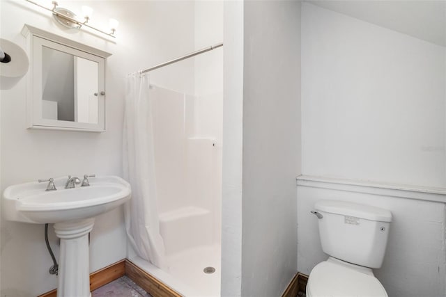 659 NW 155th Way, Newberry, FL 32669 - full bathroom featuring a stall shower and toilet