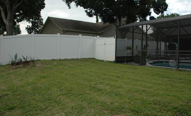 14126 Greater Pines Blvd, Clermont, FL 34711 - view of yard featuring glass enclosure