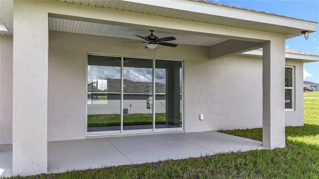 226 Locust Ln, Ocala, FL 34472 - view of patio with ceiling fan