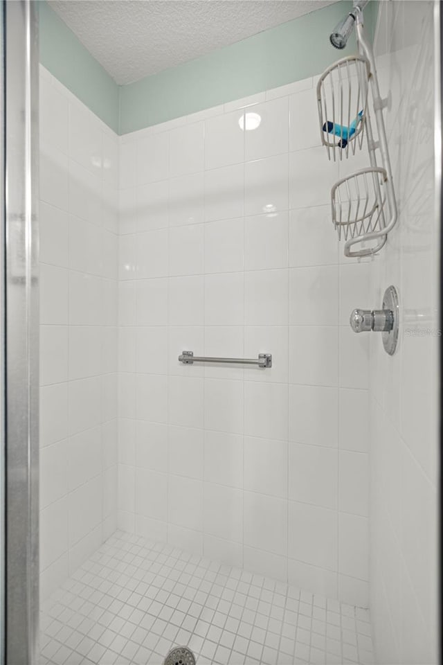 1204 Flamingo Pl, The Villages, FL 32162 - full bath featuring a stall shower and a textured ceiling