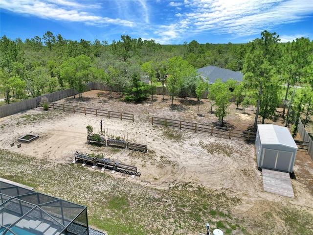 12392 SW 85th Pl, Dunnellon, FL 34432 - view of yard with an outbuilding