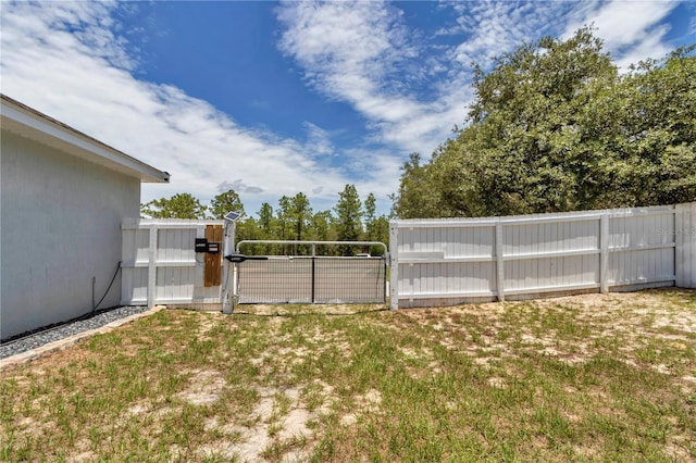 12392 SW 85th Pl, Dunnellon, FL 34432 - view of yard with a gate