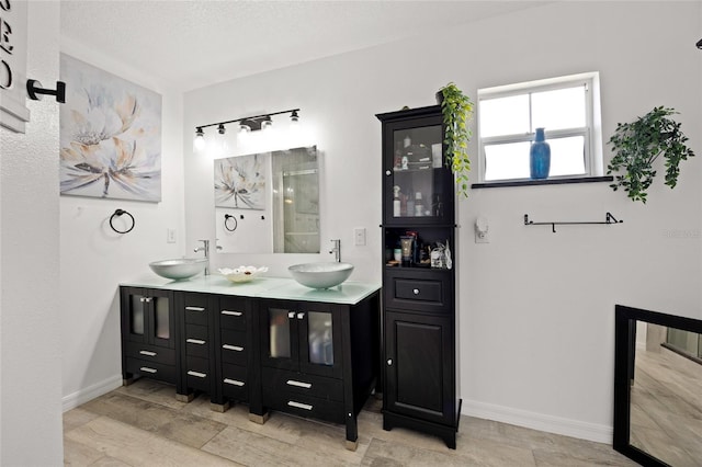 32 Dogwood Drive Loop, Ocala, FL 34472 - bathroom featuring double vanity and a shower stall