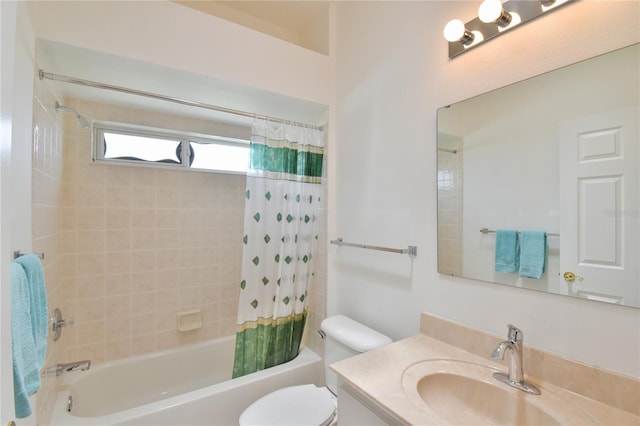 5551 NW 25th Loop, Ocala, FL 34482 - bathroom featuring shower / bathtub combination with curtain and vanity
