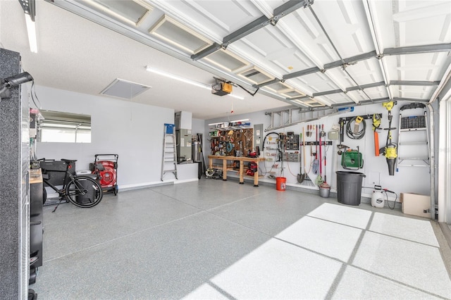 8554 SW 63rd Ct, Ocala, FL 34476 - garage featuring a garage door opener and electric panel