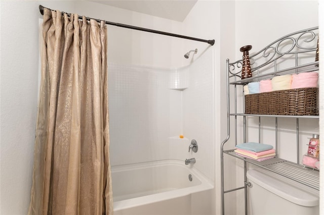 6646 SW 64th Ave, Ocala, FL 34476 - bathroom with shower / bath combo with shower curtain and toilet