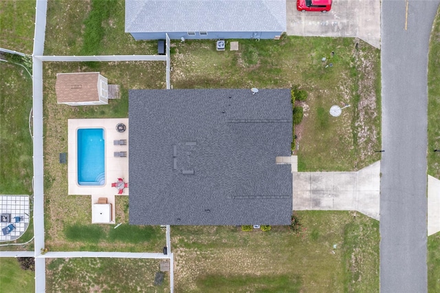 6646 SW 64th Ave, Ocala, FL 34476 - aerial view of property and surrounding area featuring a pool area