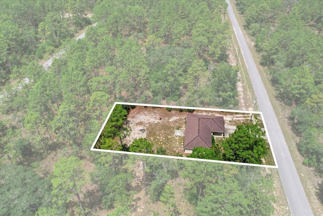 23340 NW Columbine Ave, Dunnellon, FL 34431 - view of property location with property parcel outlined and a forest