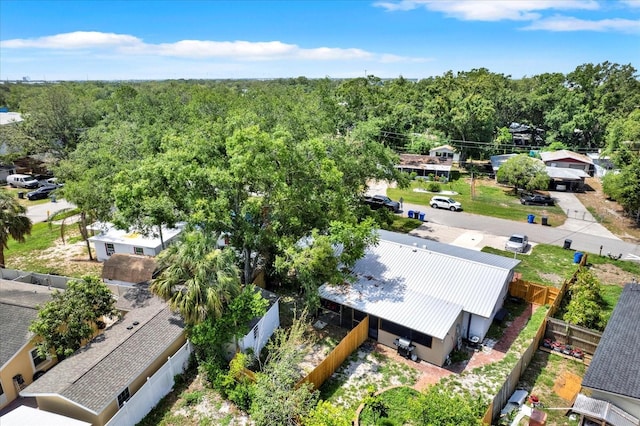 6816 Thomas Cir, Tampa, FL 33619 - drone / aerial view of a heavily wooded area
