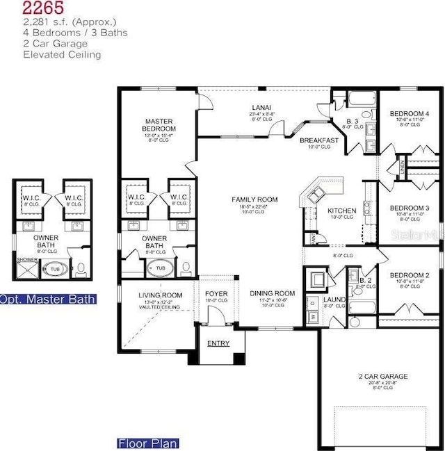 2612 Glenridge Dr, Spring Hill, FL 34609 - property floor plan