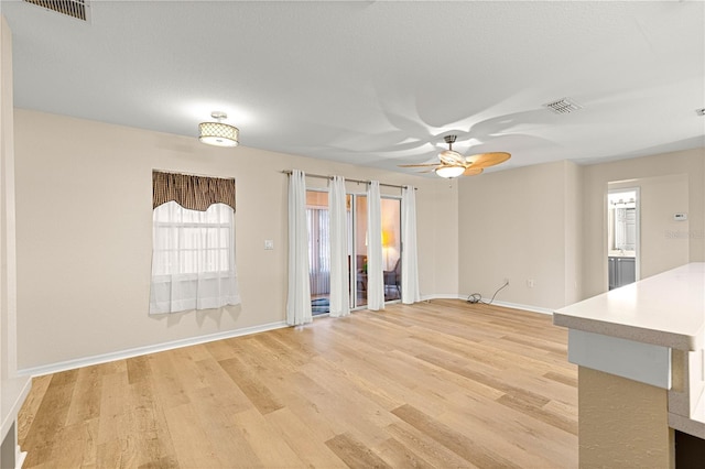 8034 SW 81st Loop, Ocala, FL 34476 - unfurnished room with light wood-style floors and ceiling fan