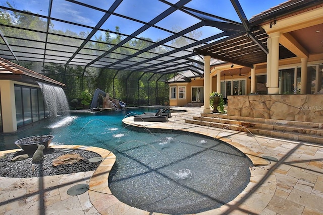 695 SE 47th Loop, Ocala, FL 34480 - swimming pool featuring a patio and a lanai
