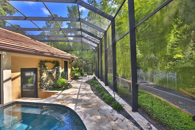 695 SE 47th Loop, Ocala, FL 34480 - swimming pool featuring a patio and a lanai