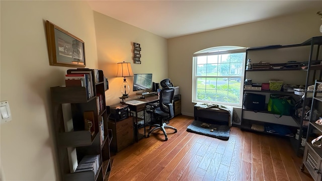 9490 SW 94th Ct, Ocala, FL 34481 - home office with hardwood / wood-style floors