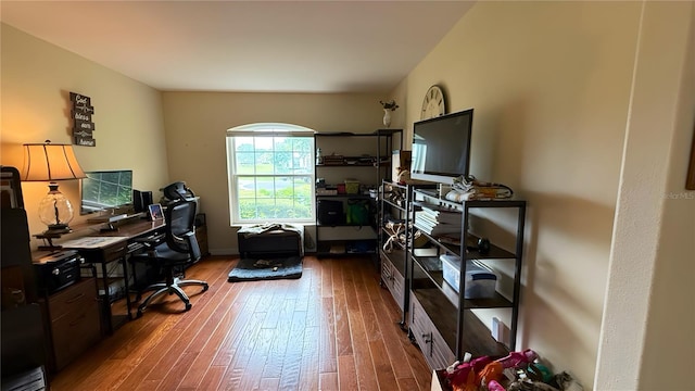 9490 SW 94th Ct, Ocala, FL 34481 - office with hardwood / wood-style flooring