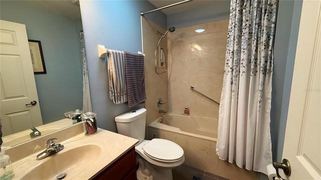 9490 SW 94th Ct, Ocala, FL 34481 - full bathroom featuring shower / bathtub combination with curtain and vanity