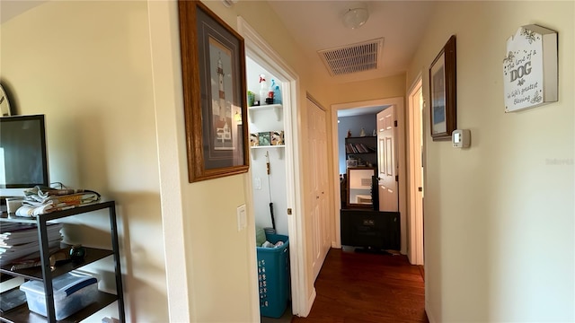 9490 SW 94th Ct, Ocala, FL 34481 - corridor featuring dark wood-style floors