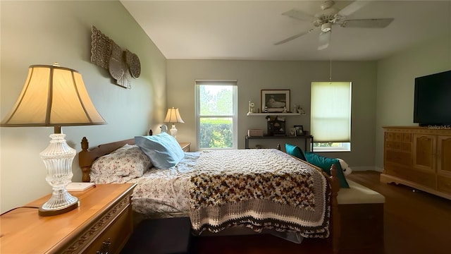 9490 SW 94th Ct, Ocala, FL 34481 - bedroom with baseboards and a ceiling fan