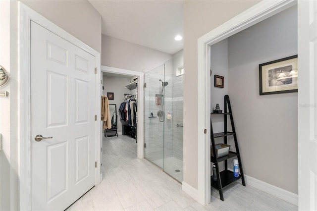 7839 SW 97th Cir, Ocala, FL 34481 - bathroom with a shower stall and a spacious closet