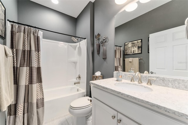 7839 SW 97th Cir, Ocala, FL 34481 - bathroom featuring vanity and shower / bath combo with shower curtain