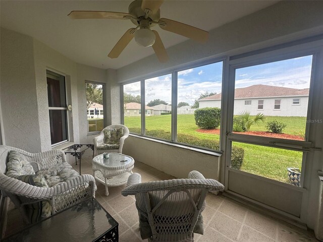 9730 SW 90th St, Ocala, FL 34481 - sunroom / solarium with ceiling fan