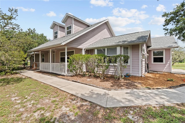 10230 289th St E, Myakka City, FL 34251 - view of front of home with a porch and a shingled roof