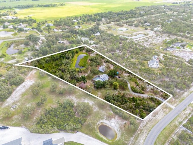 10230 289th St E, Myakka City, FL 34251 - aerial view of property's location with property parcel outlined