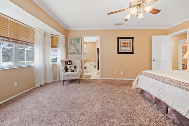 10230 289th St E, Myakka City, FL 34251 - carpeted bedroom with crown molding and ensuite bath