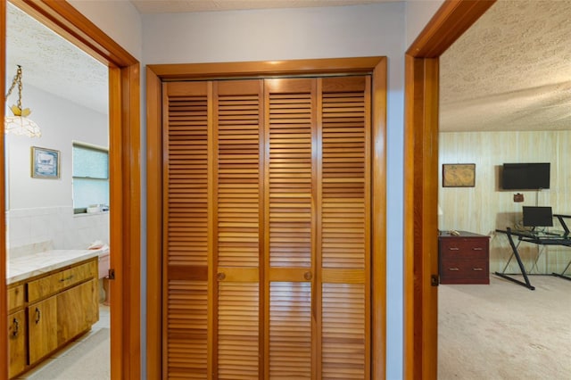 3427 SE 137th St, Summerfield, FL 34491 - detailed view of a textured ceiling and carpet floors