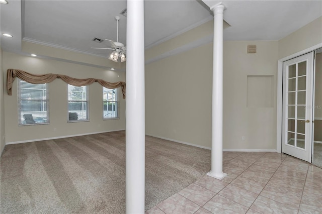 9641 SE 70th Ter, Ocala, FL 34472 - unfurnished sunroom with french doors