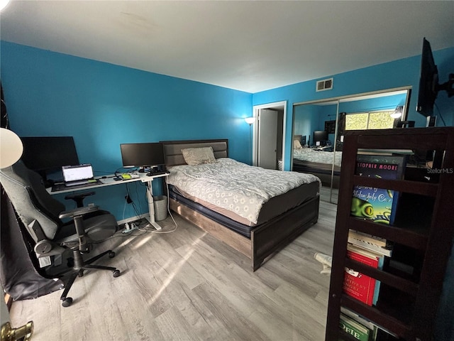 8134 Fairways Cir Unit R203, Ocala, FL 34472 - bedroom with wood finished floors and an office area
