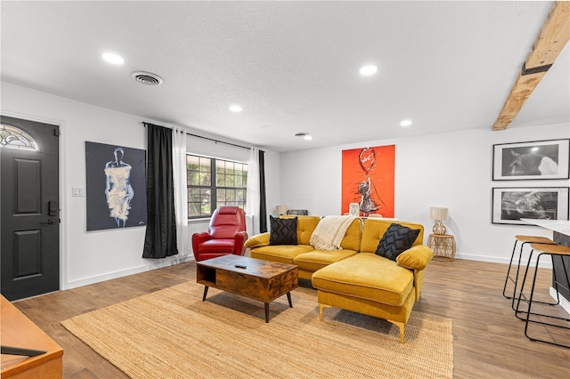 802 NE 39th Ct, Ocala, FL 34470 - living room featuring recessed lighting and light wood-type flooring