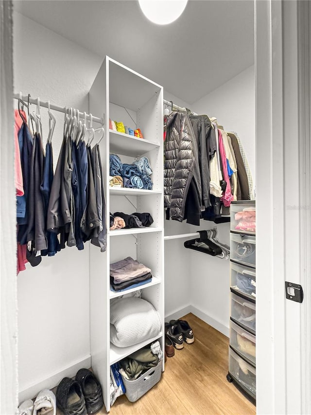 802 NE 39th Ct, Ocala, FL 34470 - walk in closet with wood finished floors