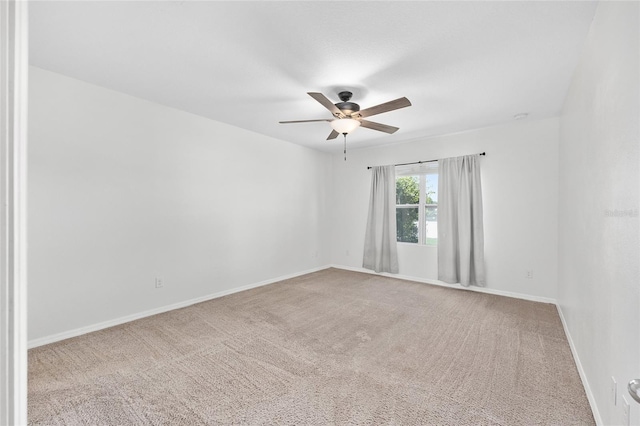 7054 SW 64th Ter, Ocala, FL 34476 - carpeted spare room featuring a ceiling fan and baseboards