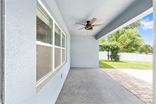 7054 SW 64th Ter, Ocala, FL 34476 - view of patio featuring a ceiling fan